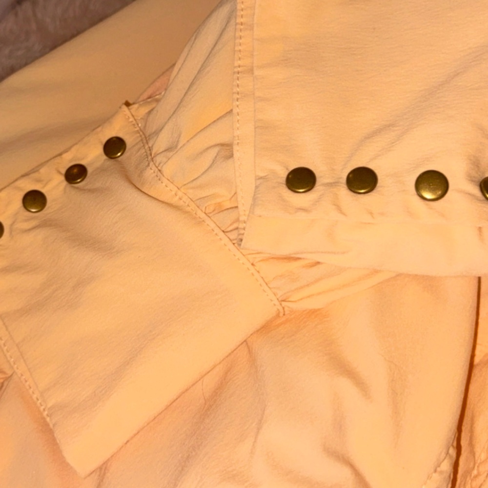 Free People Movement Free Climb Trekker Harem joggers coral peach snap ankles XS - Picture 11 of 11
